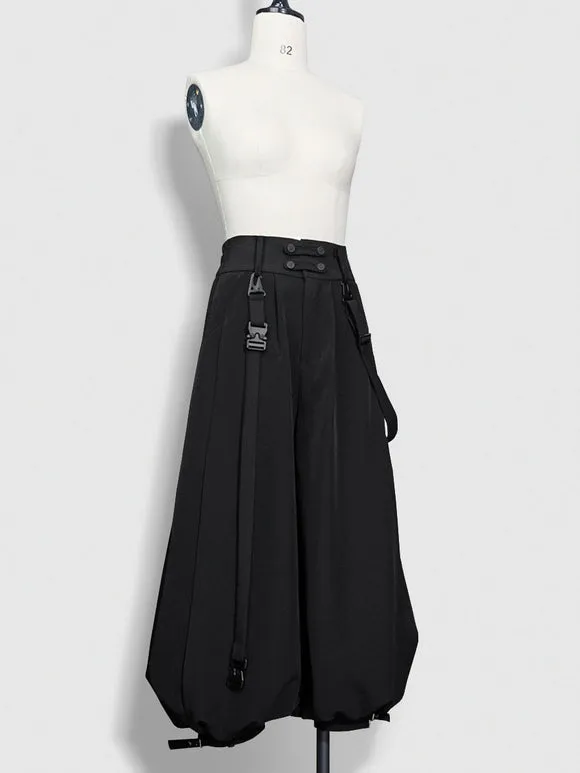 Steampunk Ouji Lolita Pant Black Harem Lolita Trousers