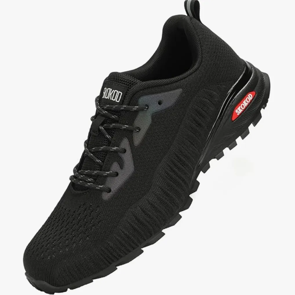 Steel Guardians - Lightweight Indestructible Steel Toe Work Shoes for Men | Comfortable Composite Safety Sneakers with Puncture-Proof Protection