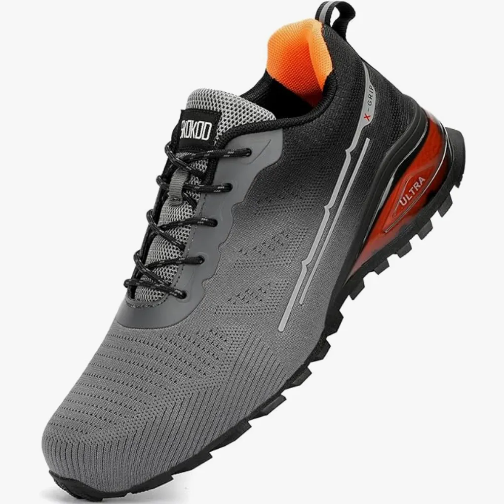 Steel Guardians - Lightweight Indestructible Steel Toe Work Shoes for Men | Comfortable Composite Safety Sneakers with Puncture-Proof Protection