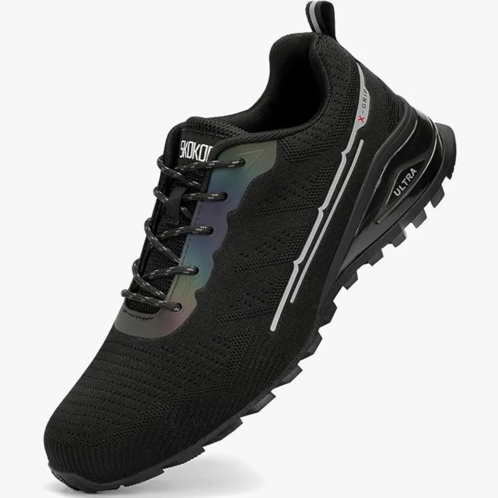 Steel Guardians - Lightweight Indestructible Steel Toe Work Shoes for Men | Comfortable Composite Safety Sneakers with Puncture-Proof Protection