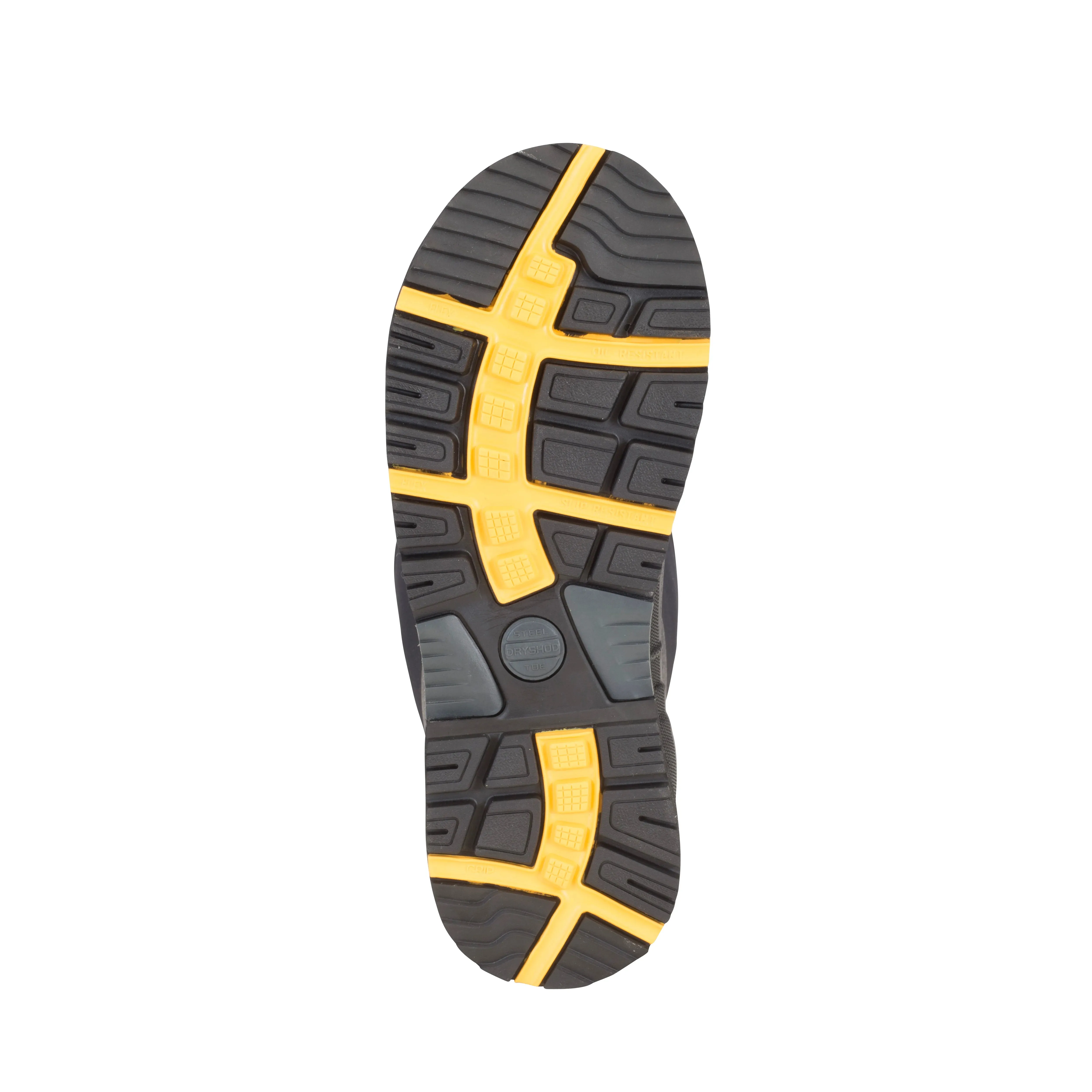 Steel-Toe Gussett Work Boot - STG-UH-BK