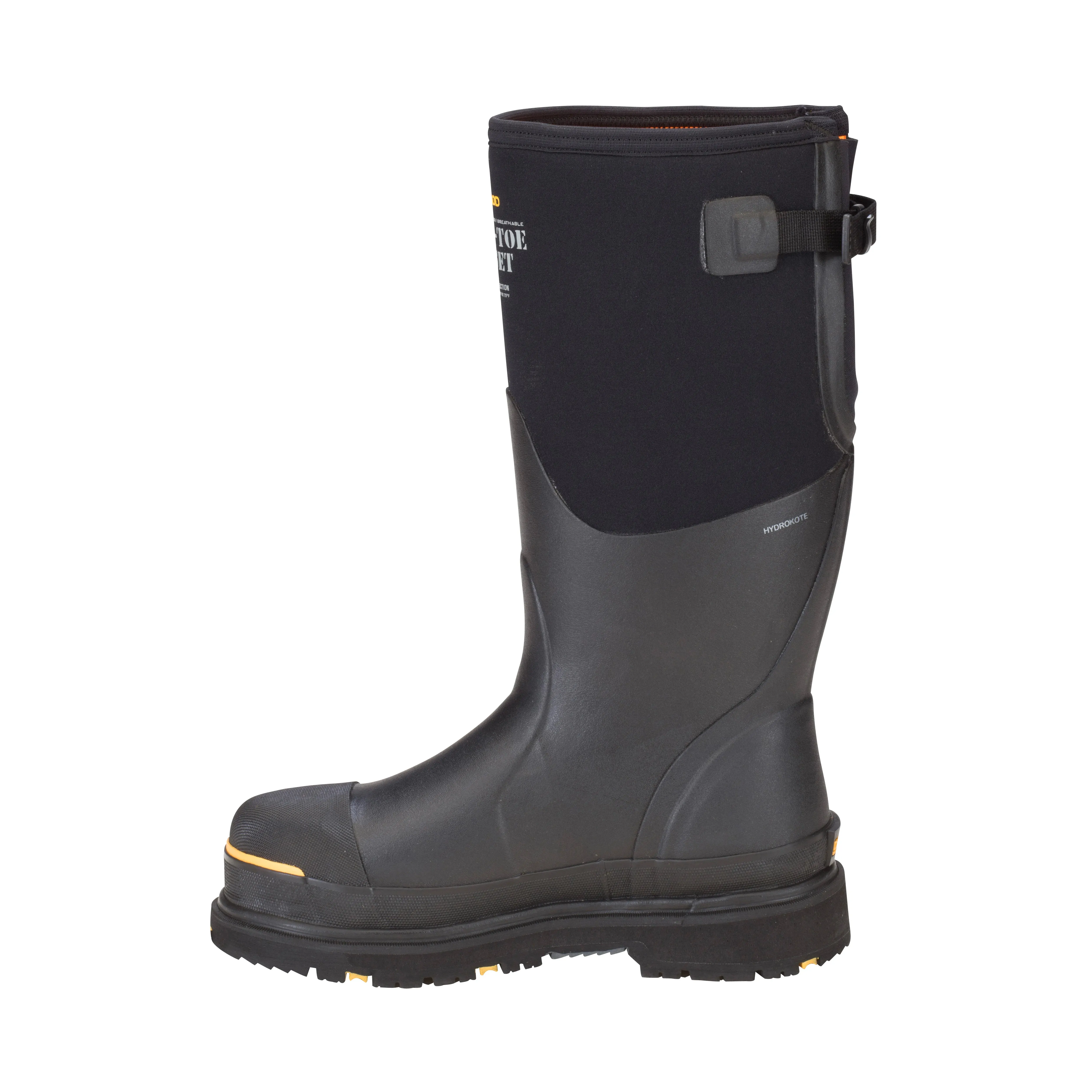 Steel-Toe Gussett Work Boot - STG-UH-BK
