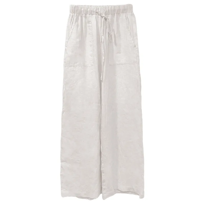 Straight Leg Casual Trousers