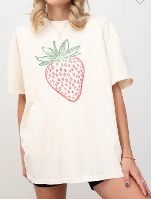 Strawberry Market Tee