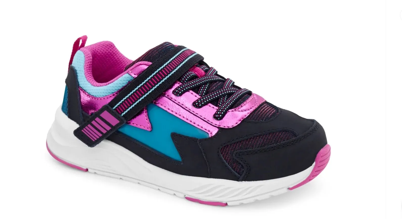 STRIDE RITE - Light-up cosmic sneaker, Black Multi
