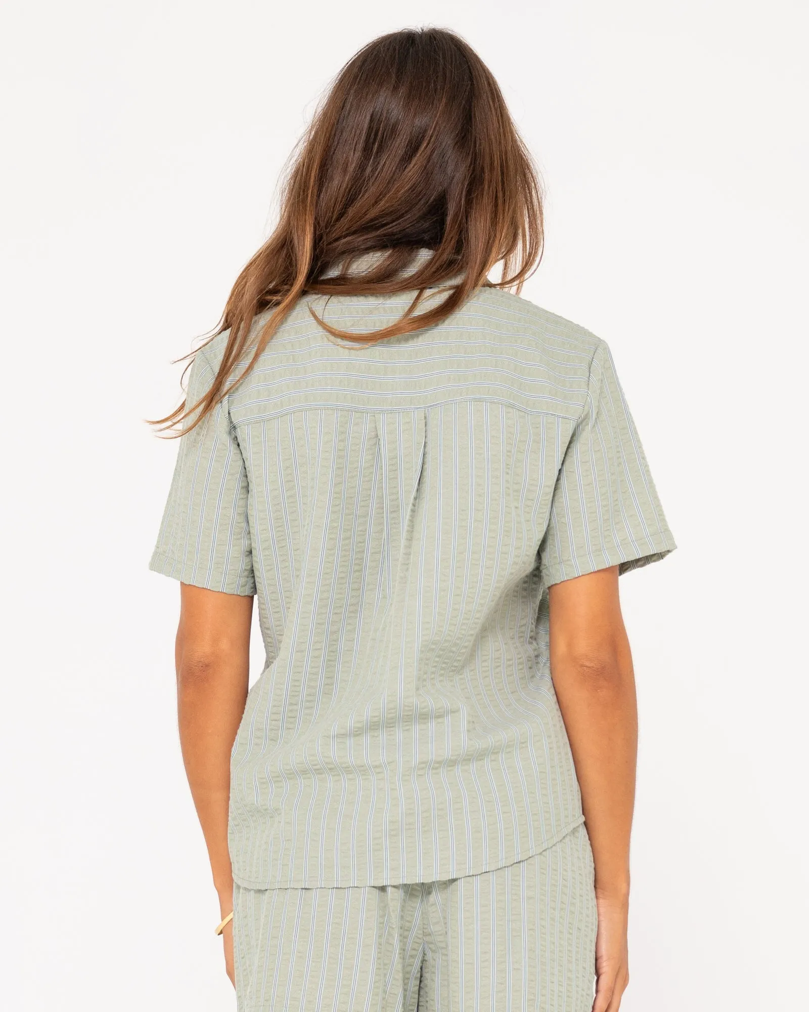 Stripy Girl Short Sleeve Shirt