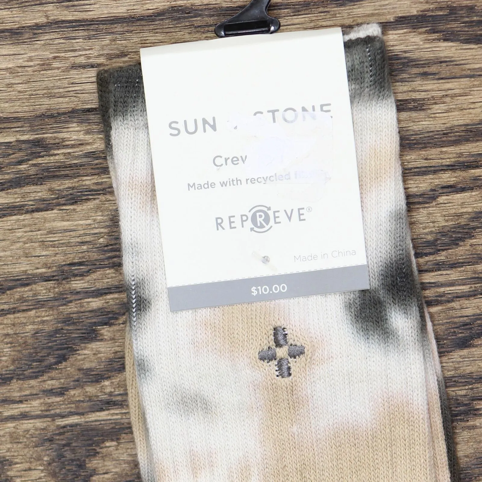 Sun   Stone Men's Novelty Patterned Crew Socks