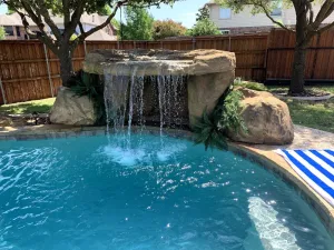 Sunset Grove - Complete Swimming Pool Waterfall Kit by Universal Rocks