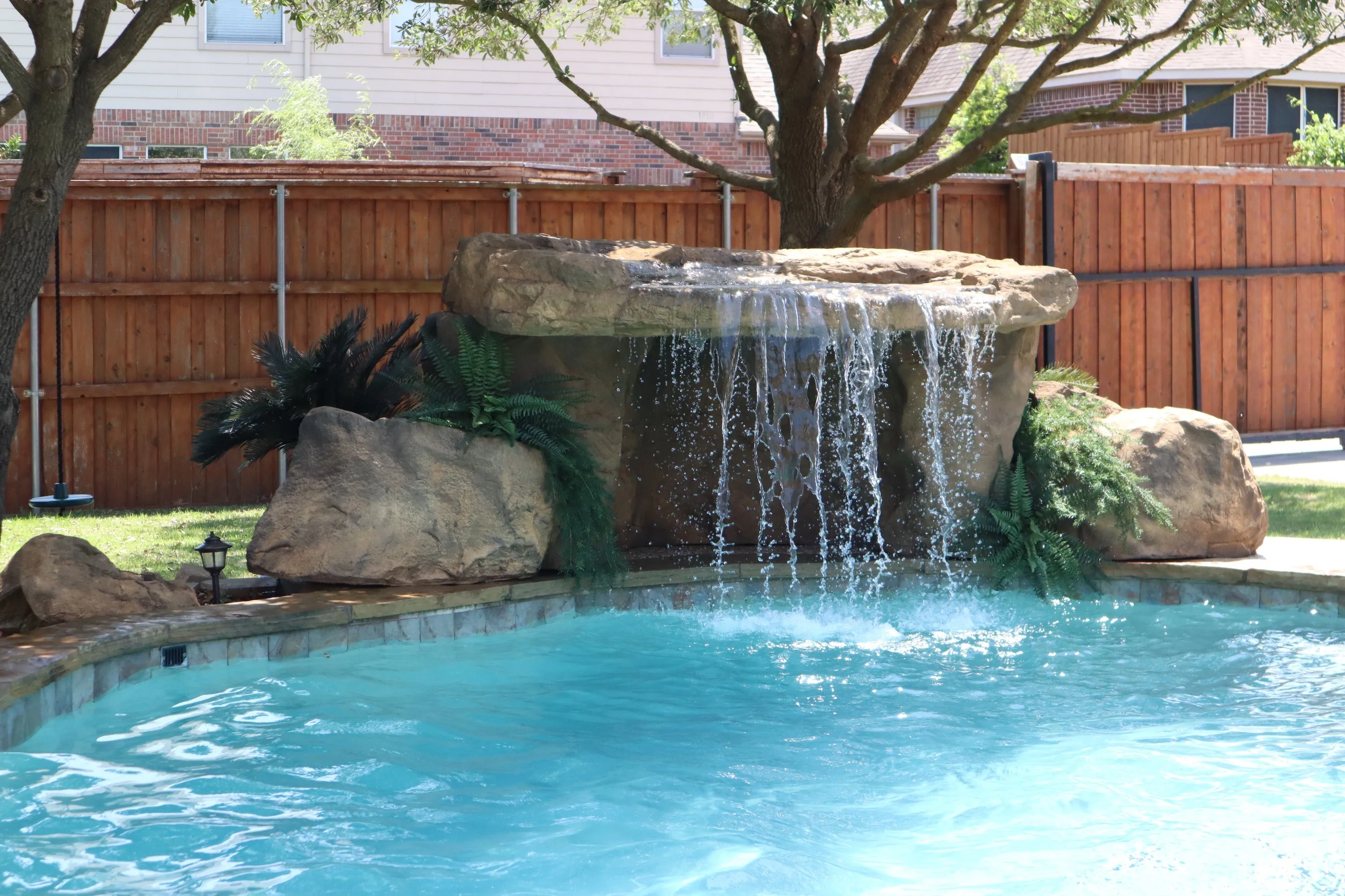 Sunset Grove - Complete Swimming Pool Waterfall Kit by Universal Rocks
