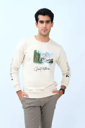 Super Comfy Off White Sweatshirt