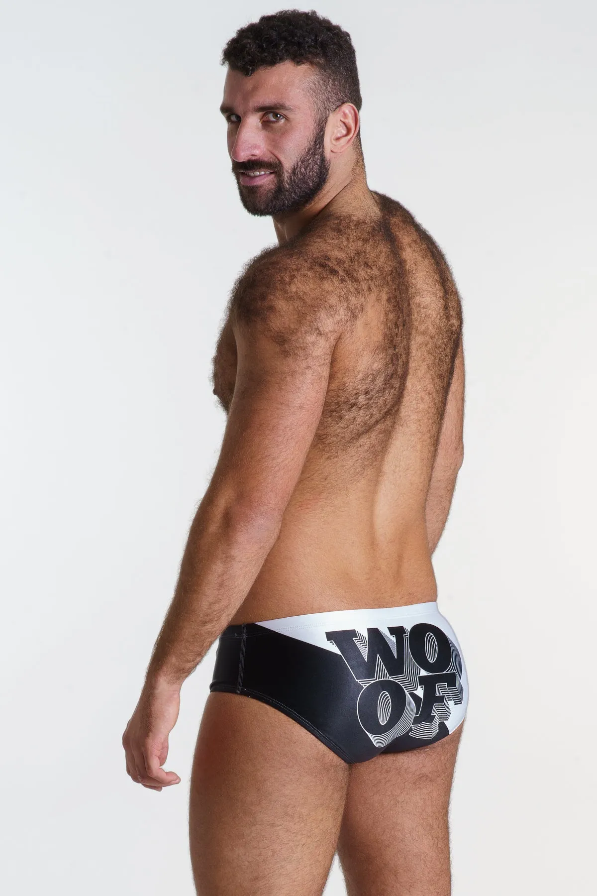 Swimsuit - Black/White WOOF