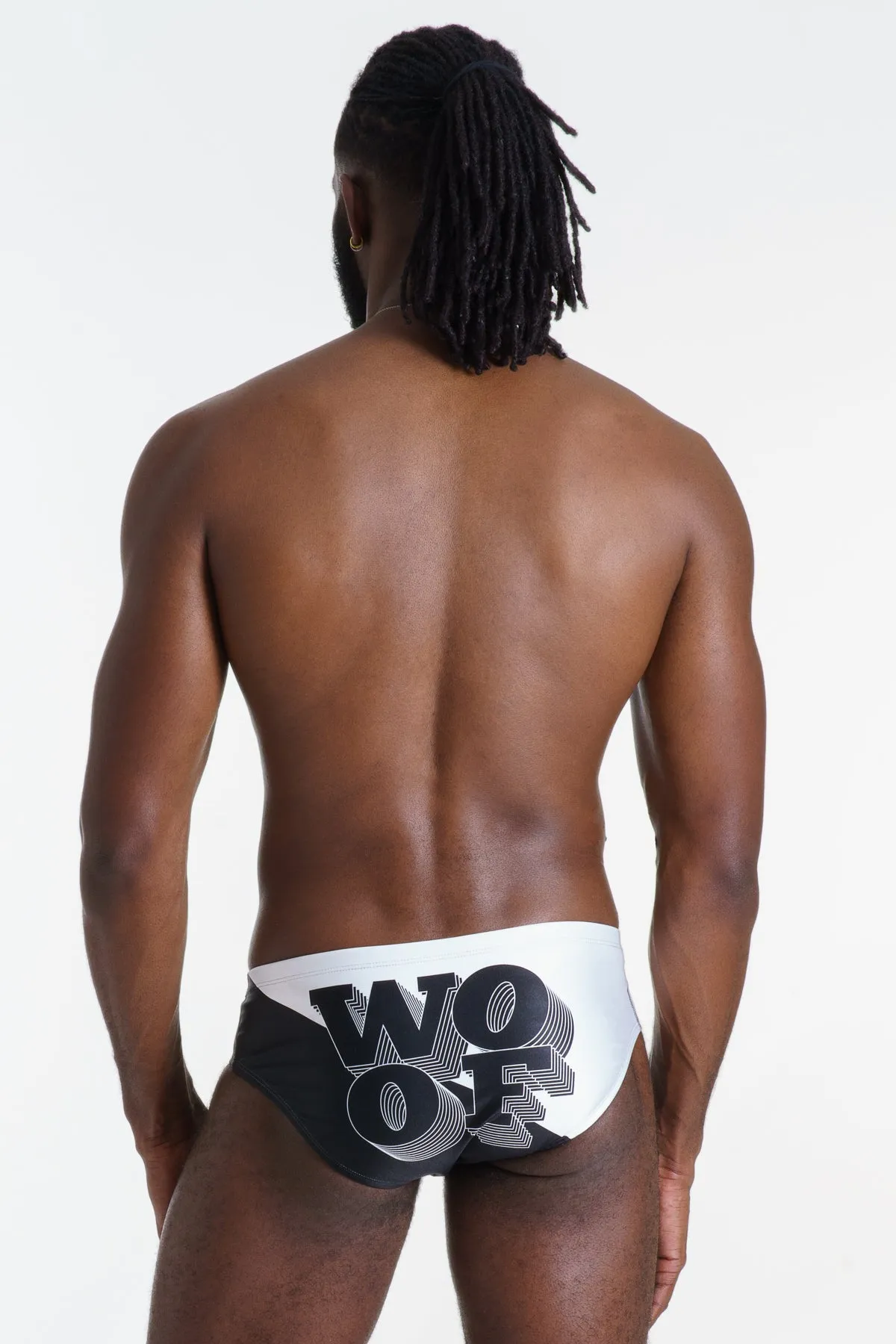 Swimsuit - Black/White WOOF