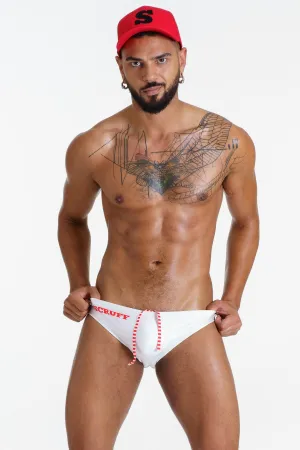 Swimsuit - Red/White Logo