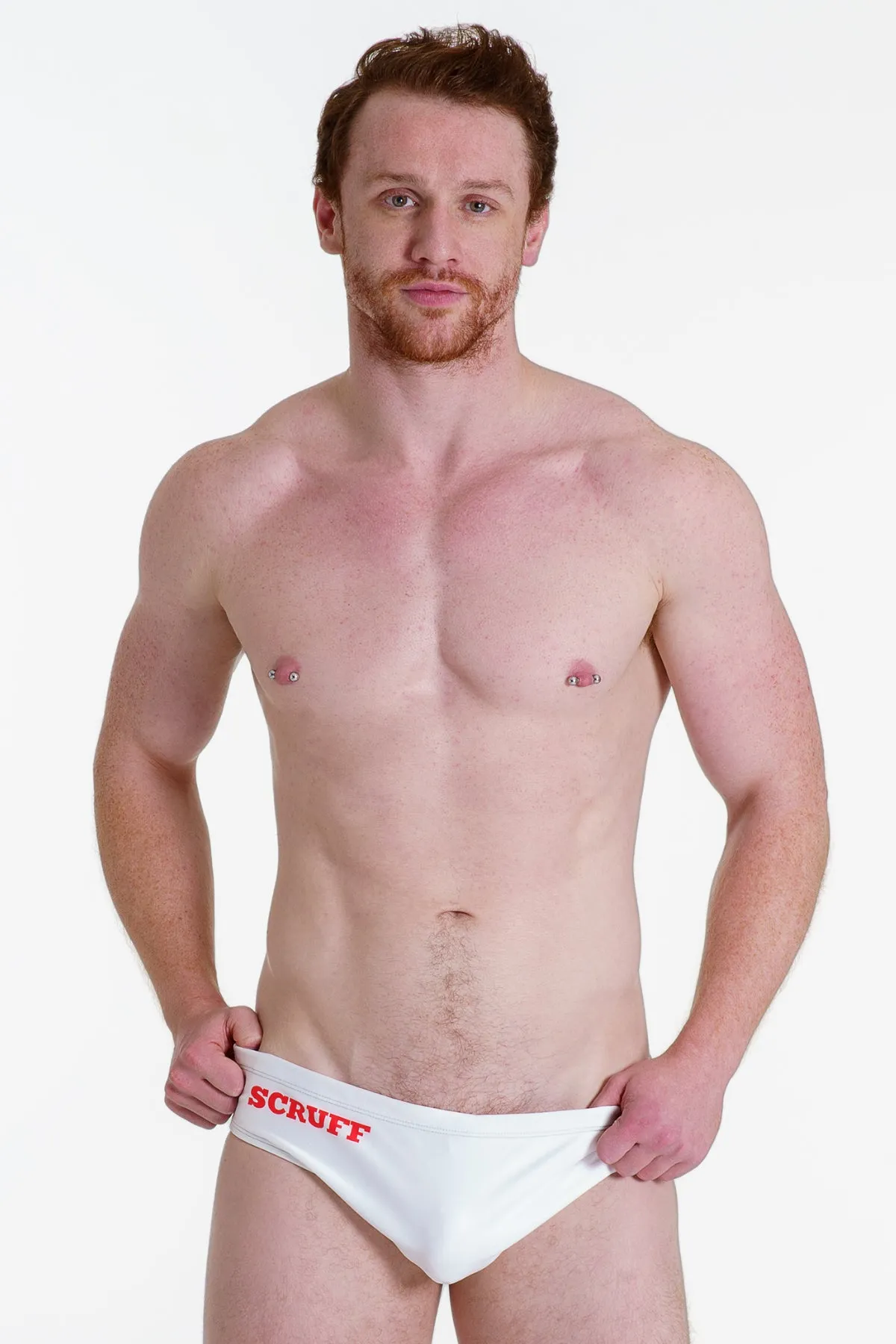 Swimsuit - Red/White Logo
