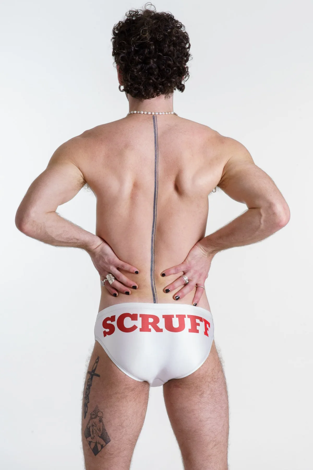 Swimsuit - Red/White Logo