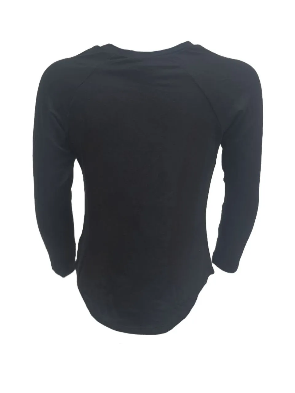 TEREZ Girl's Black Cereal Long Sleeve Shirt #322037860 Large NWT