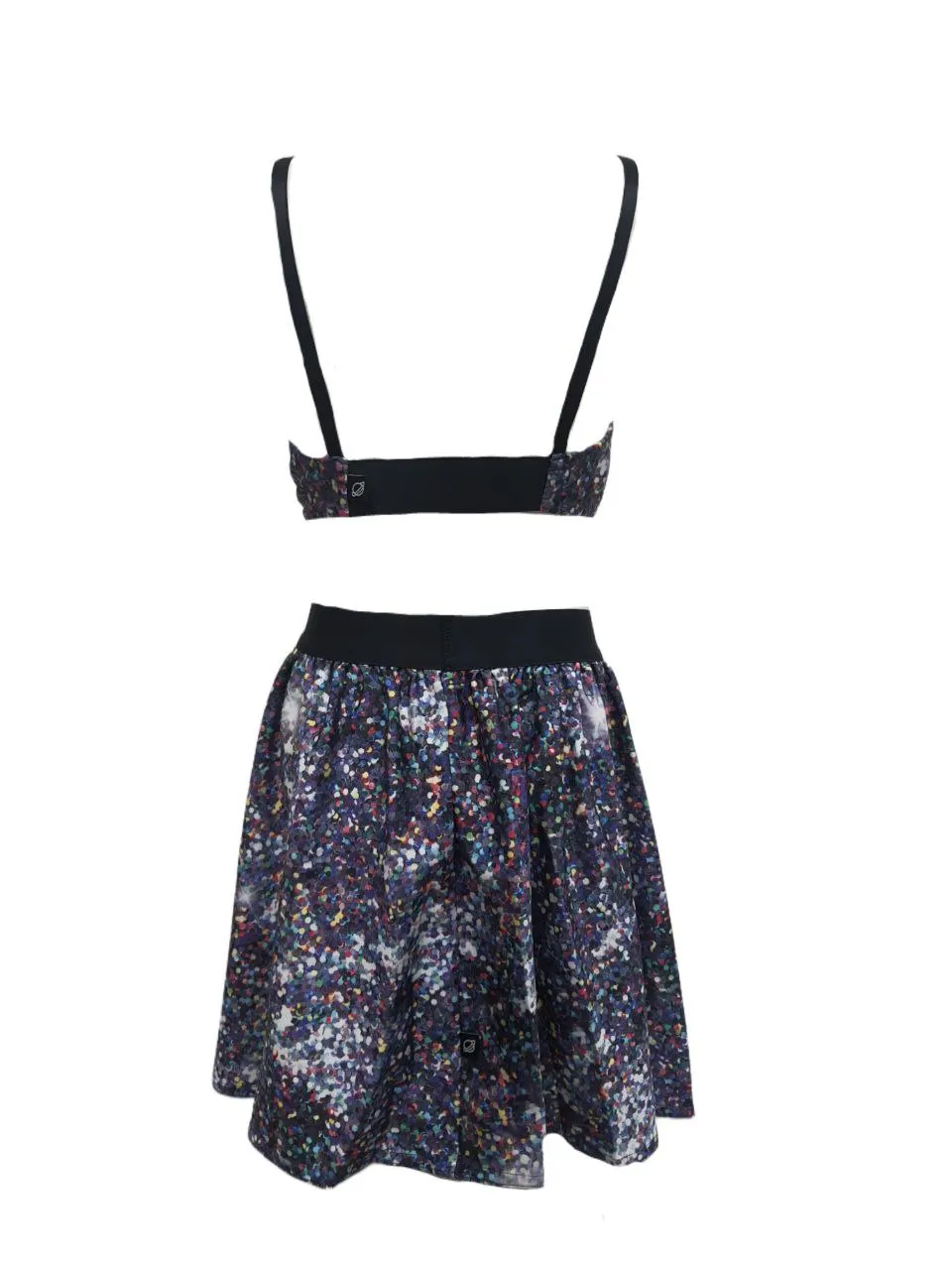 TEREZ Girl's Blue Night Sparkle Bra Top #39501941 NWT