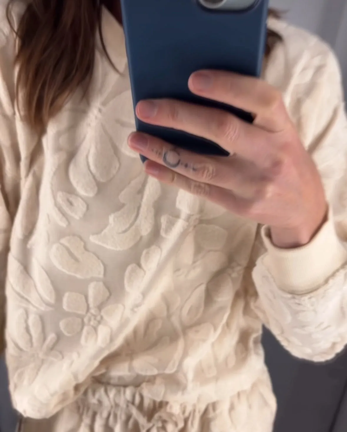 Terry Textured Sweater