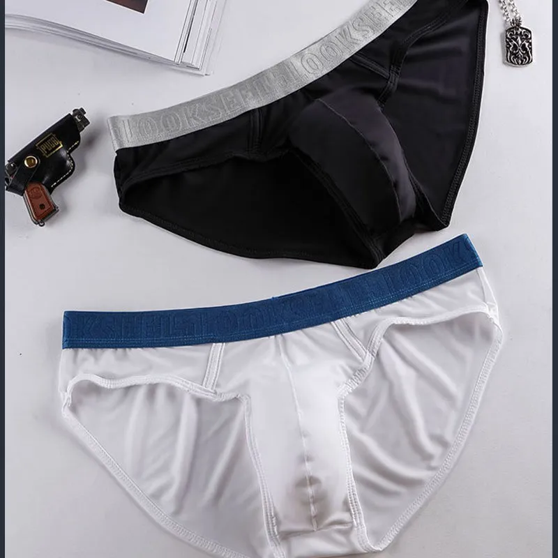 The 2nd Superior Ice Silk  Soft Dual Pouch Brief - Bird Nest Series
