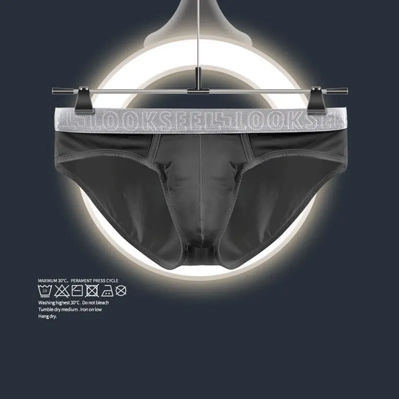 The 2nd Superior Ice Silk  Soft Dual Pouch Brief - Bird Nest Series
