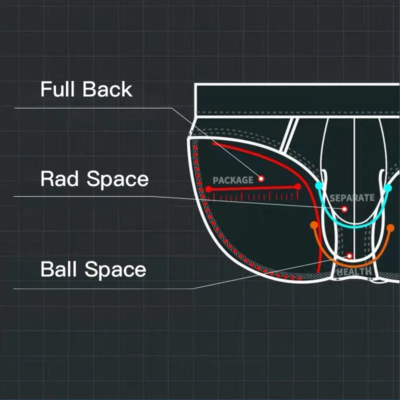 The 2nd Superior Ice Silk  Soft Dual Pouch Brief - Bird Nest Series