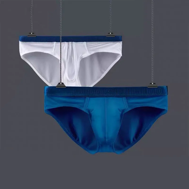 The 2nd Superior Ice Silk  Soft Dual Pouch Brief - Bird Nest Series