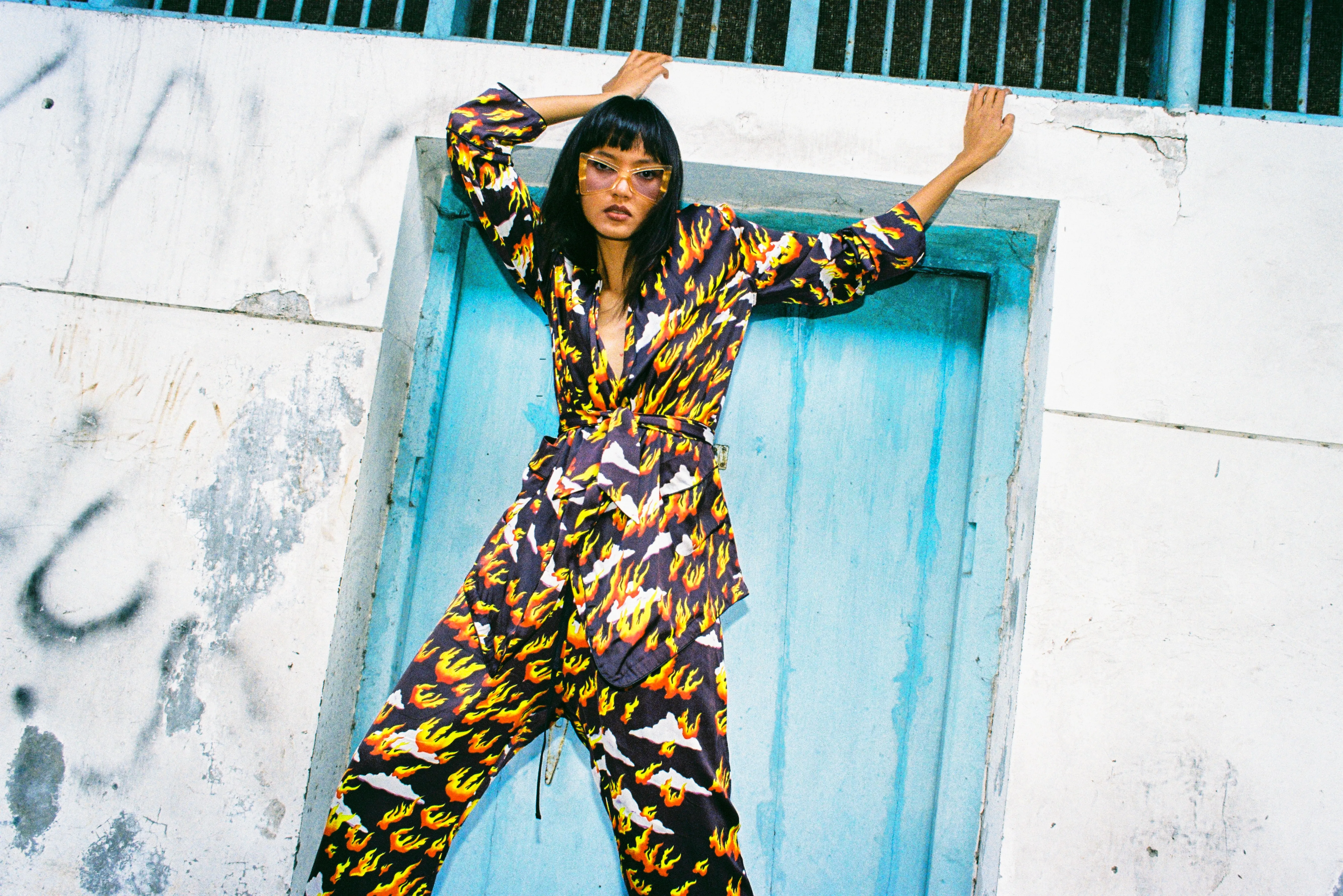 The Boy Lounge Pant in Fire