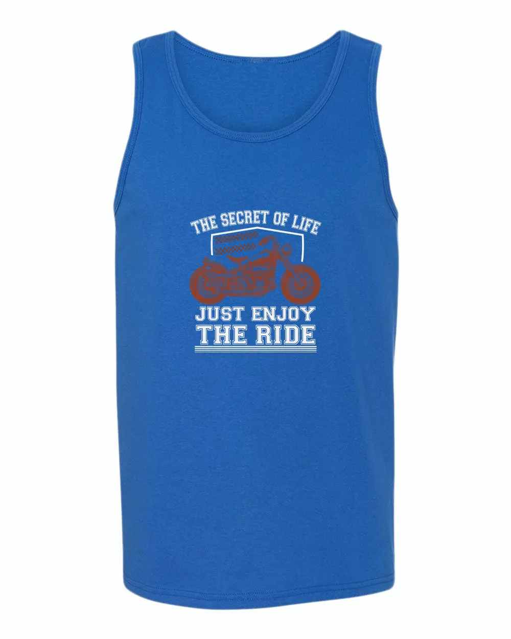 The secret of life, just enjoy the ride tank top