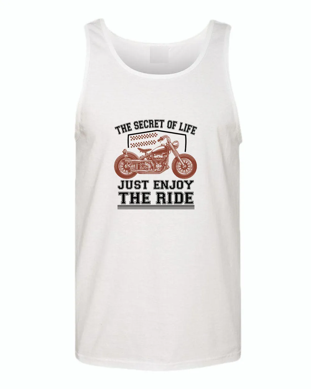 The secret of life, just enjoy the ride tank top