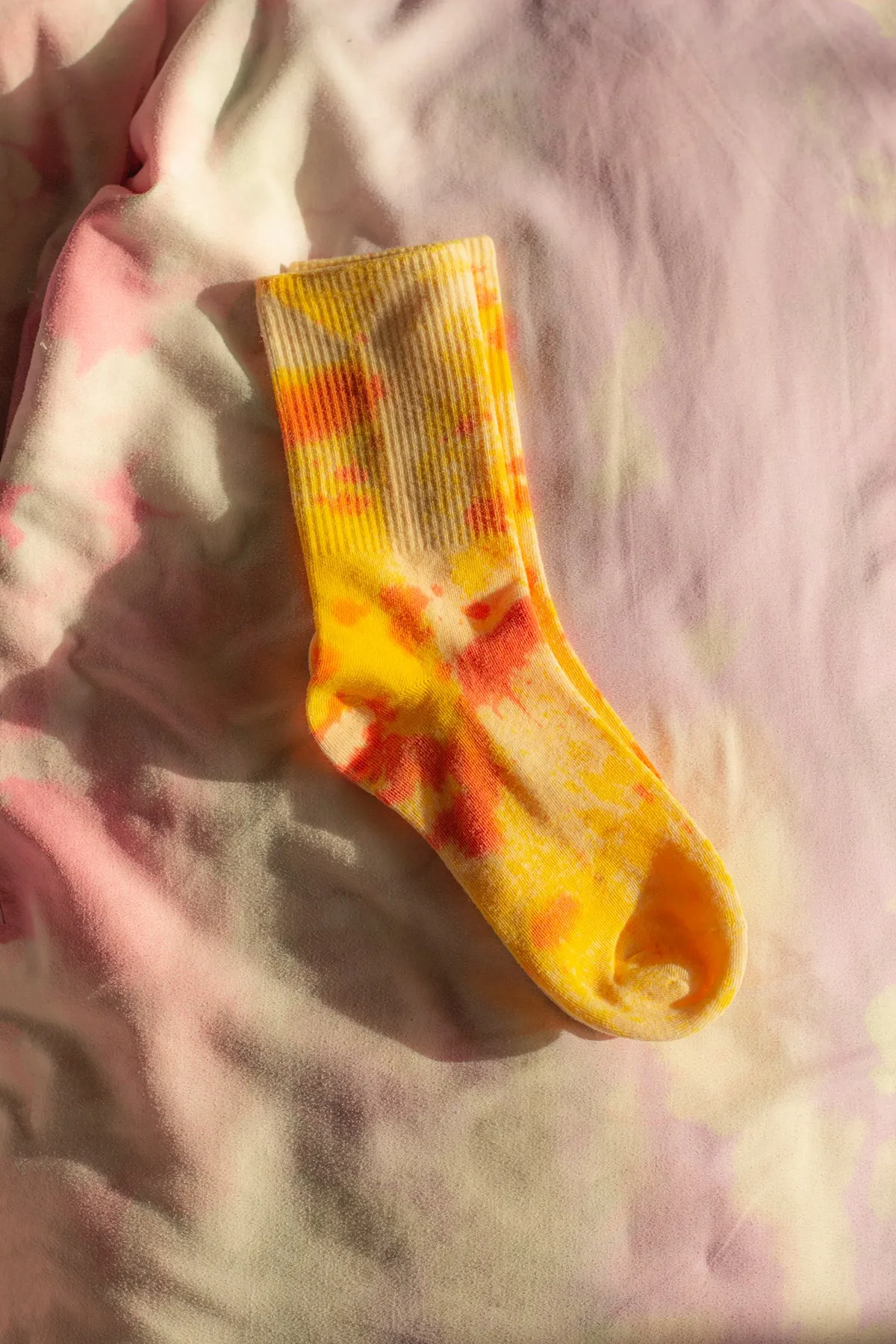 Tie Dye Ribbed Socks
