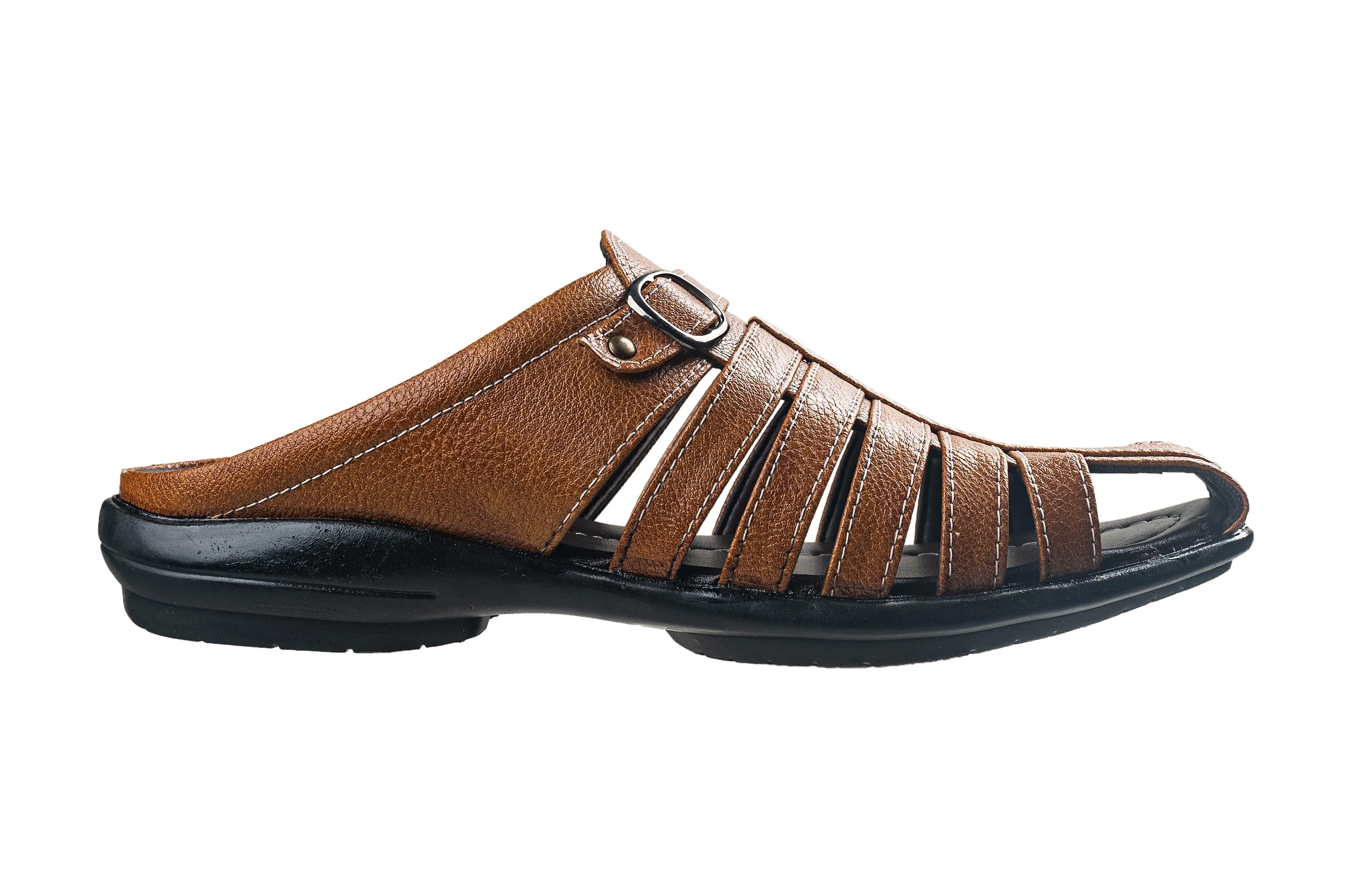 Titas Gents Light Tan Chappal