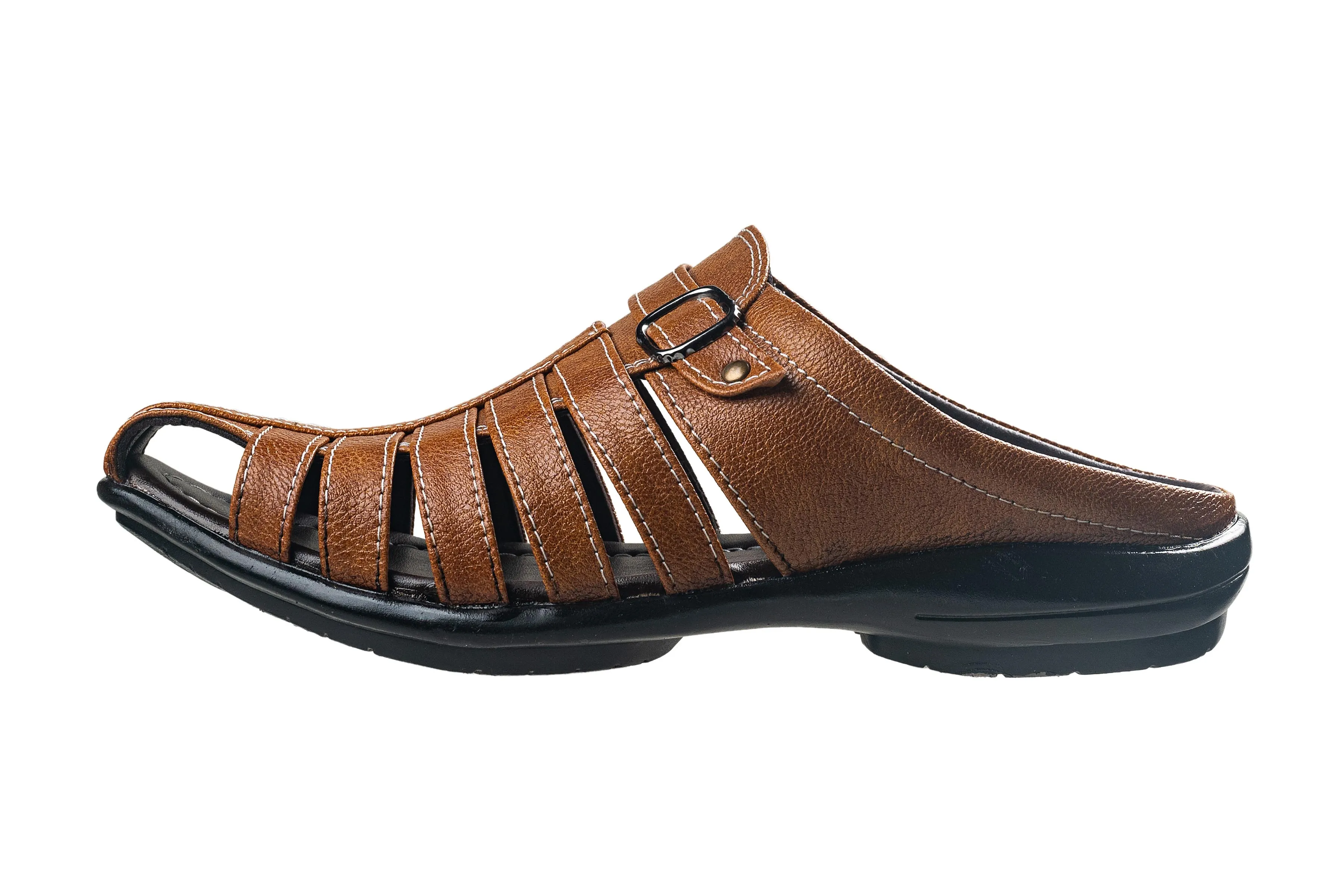 Titas Gents Light Tan Chappal