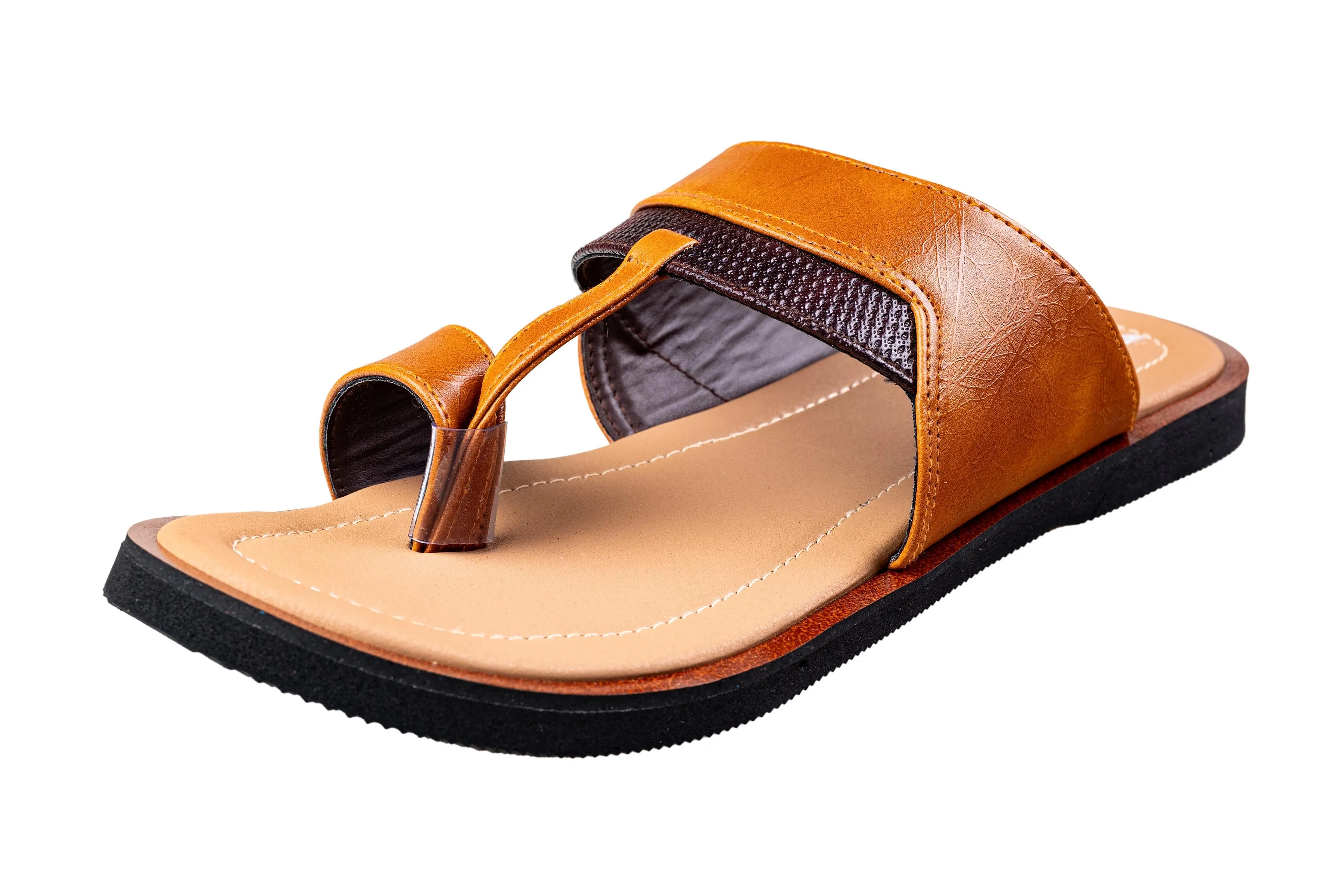 Titas Gents Tan / Brown Chappal