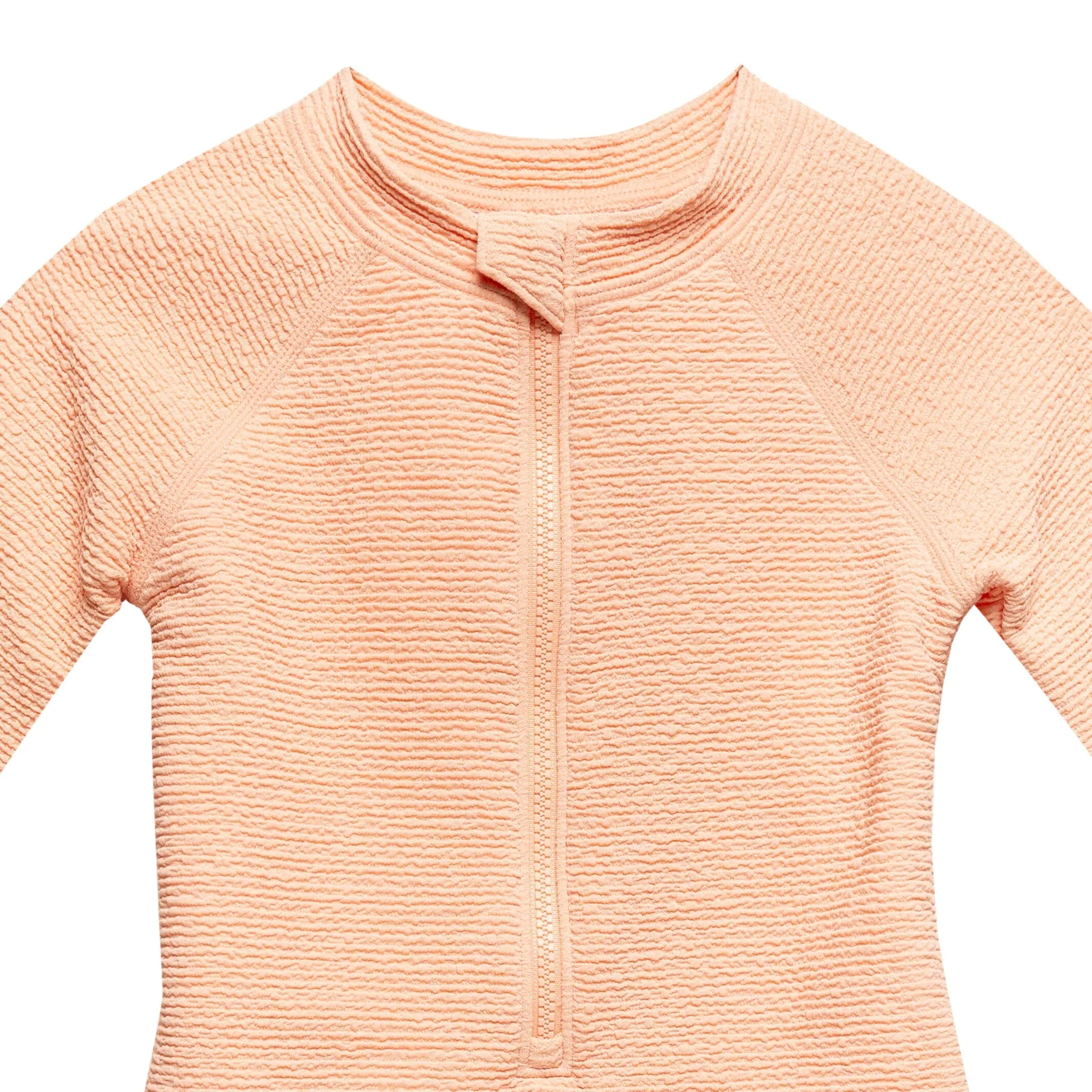 Toddler Girls UPF 50  Peach Rash Guard