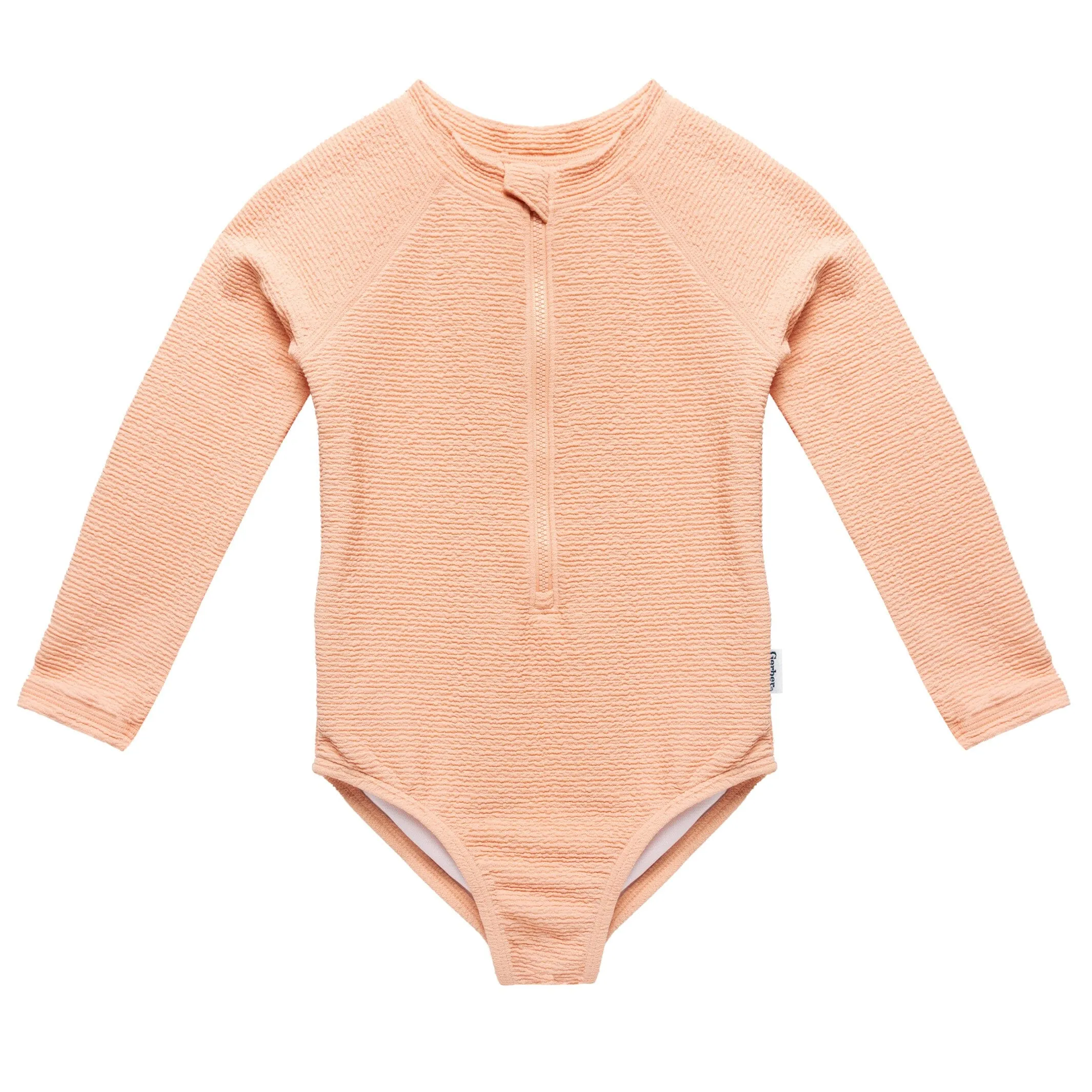 Toddler Girls UPF 50  Peach Rash Guard