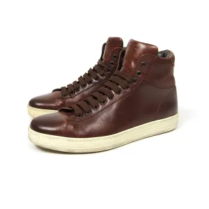Tom Ford Leather High Top Sneakers Size 9