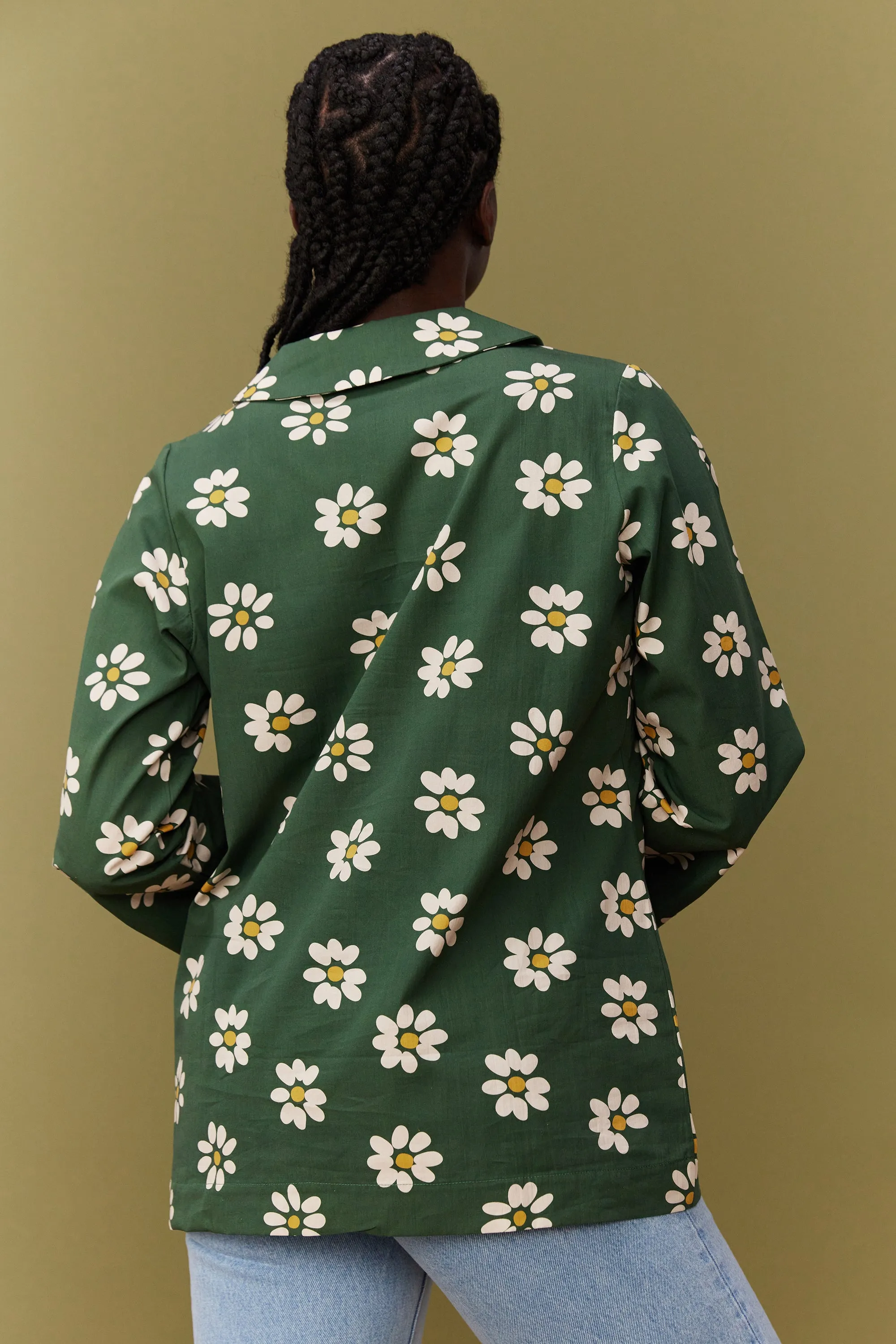 TOP LIBERTE GREEN DAISY
