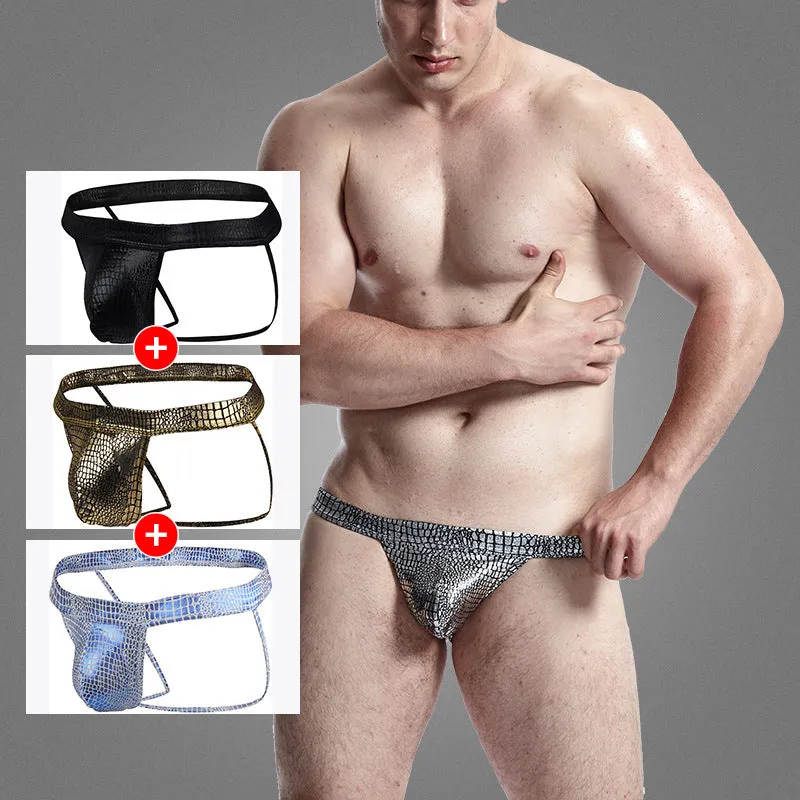 Top Viscose Sexy  Serpentine Men's Sexy thong