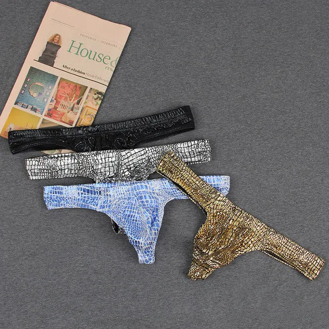 Top Viscose Sexy  Serpentine Men's Sexy thong