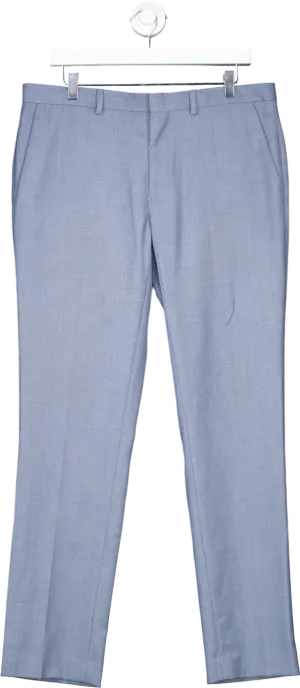 Topman Grey Slim Fit Trousers UK W 34