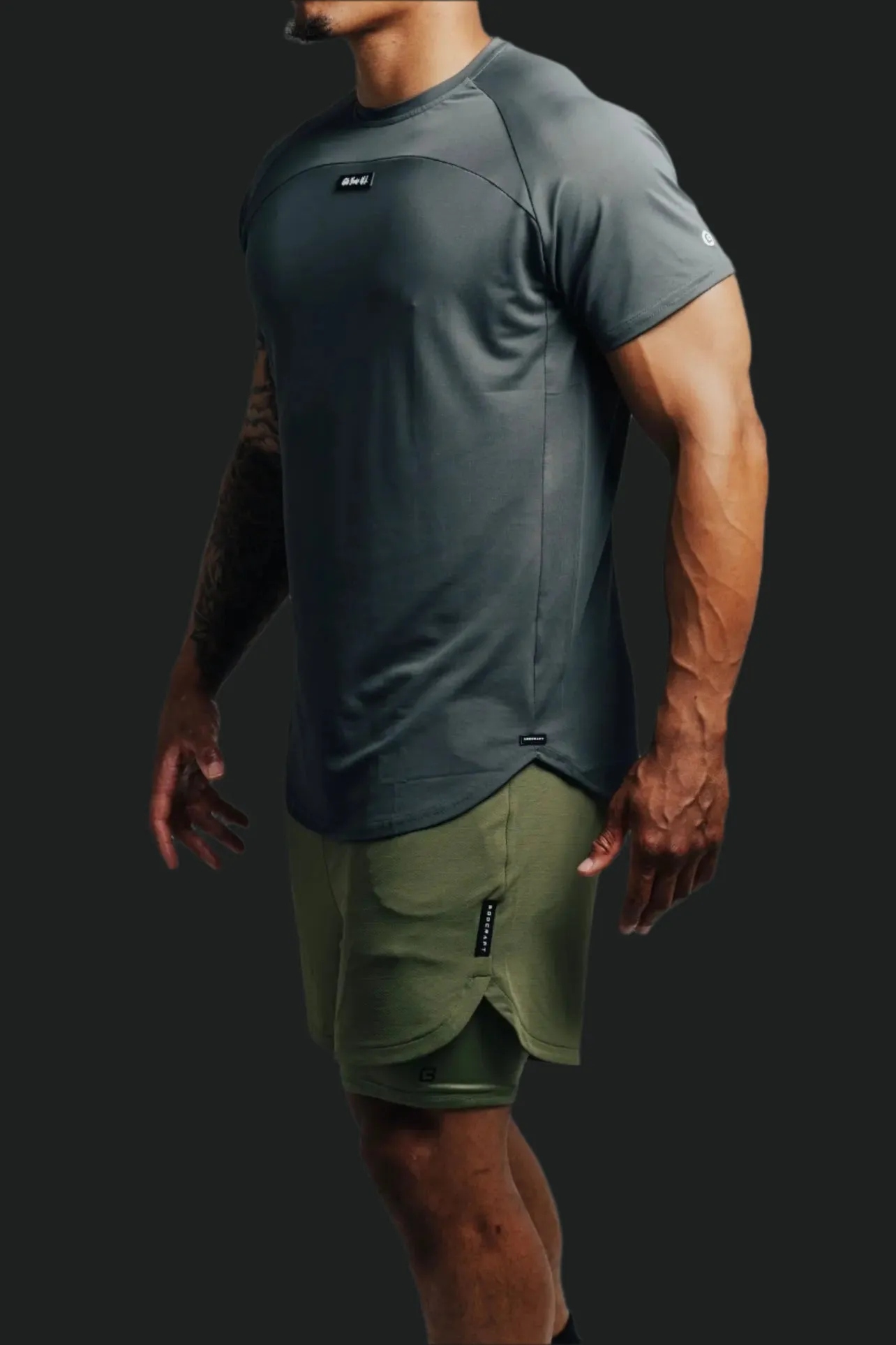 Total War Ai1 “Give Your All” Short Sleeve - Metal Black