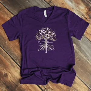 Tree V-Neck
