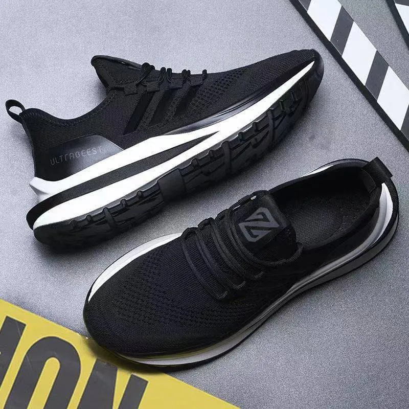 Trend Wild Casual Running Soft Bottom Breathable Lightweight Vibration Shoes Men  