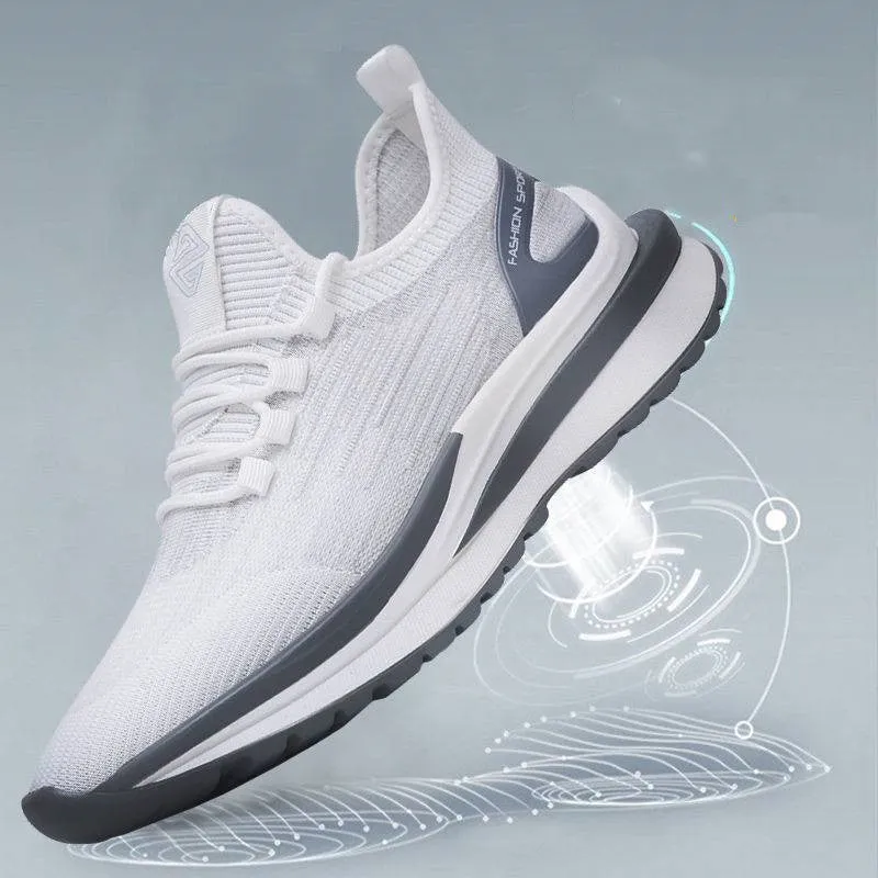 Trend Wild Casual Running Soft Bottom Breathable Lightweight Vibration Shoes Men  