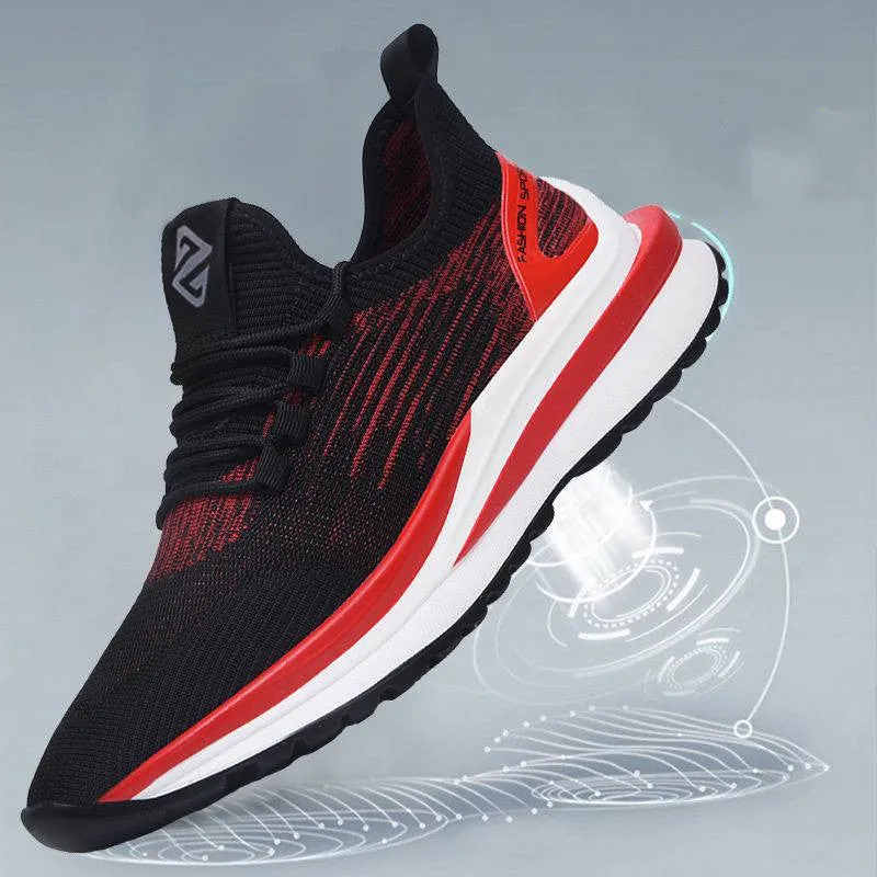 Trend Wild Casual Running Soft Bottom Breathable Lightweight Vibration Shoes Men  