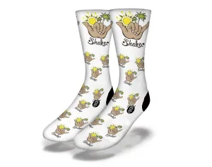 TROPI SKAKA SUNRISE Fun Surfing Socks