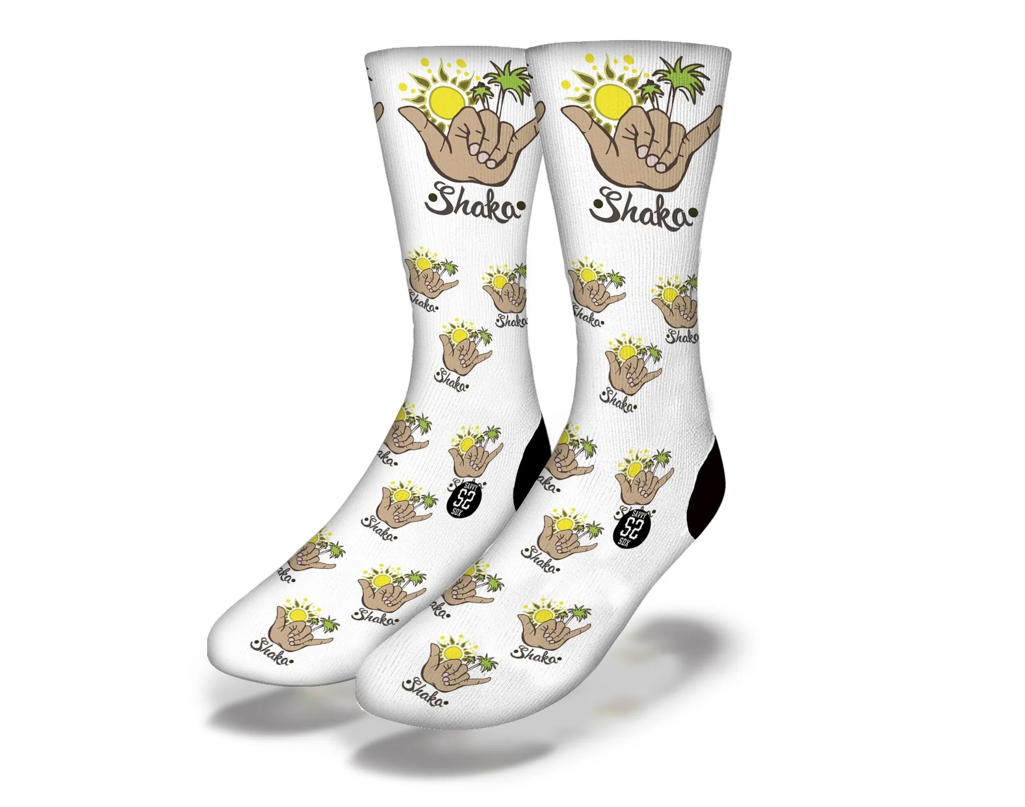 TROPI SKAKA SUNRISE Fun Surfing Socks