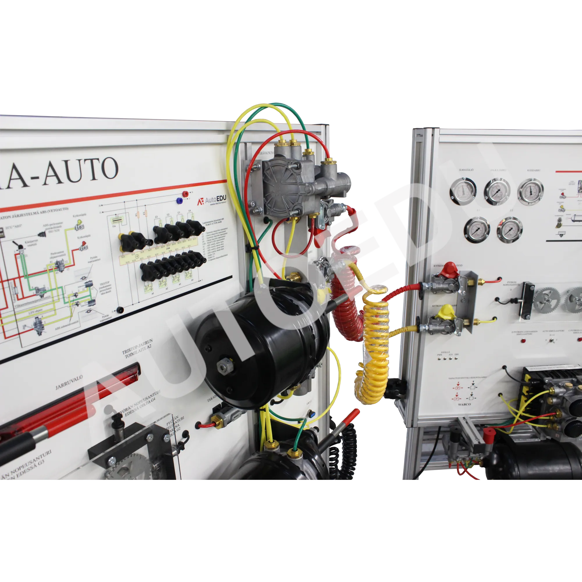 Truck Airbrakes Educational Trainer with EBS system MSSPPS01-EBS AutoEDU