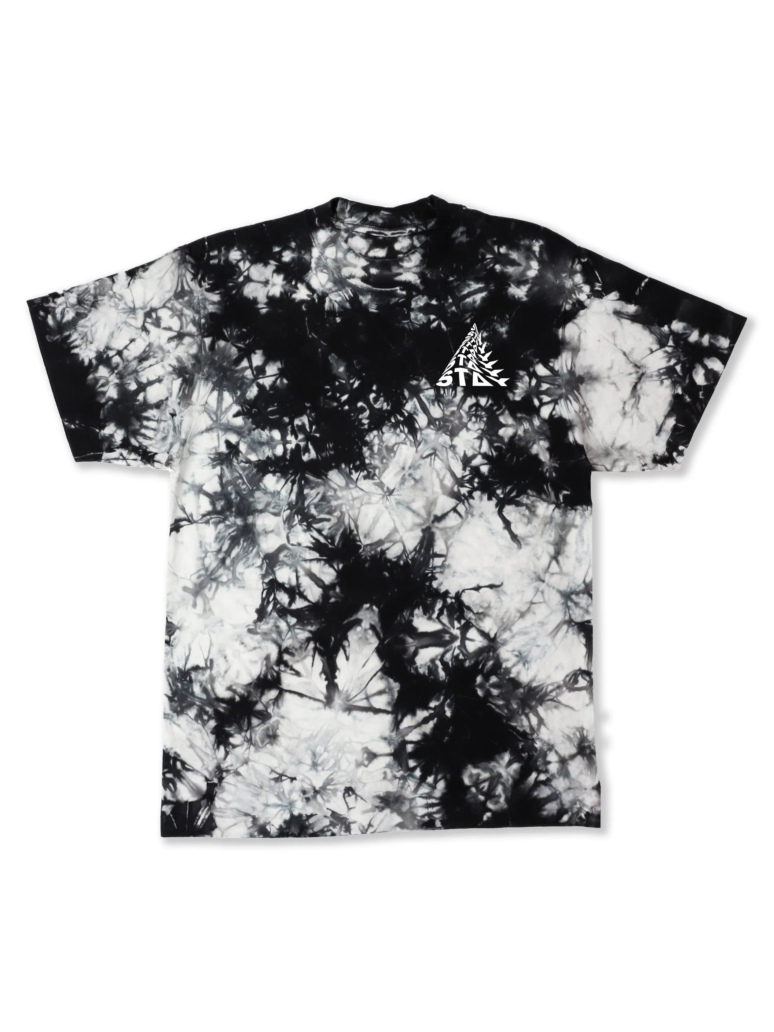 Trying Tie-Dye Oversized Tee - Black & White