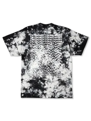 Trying Tie-Dye Oversized Tee - Black & White
